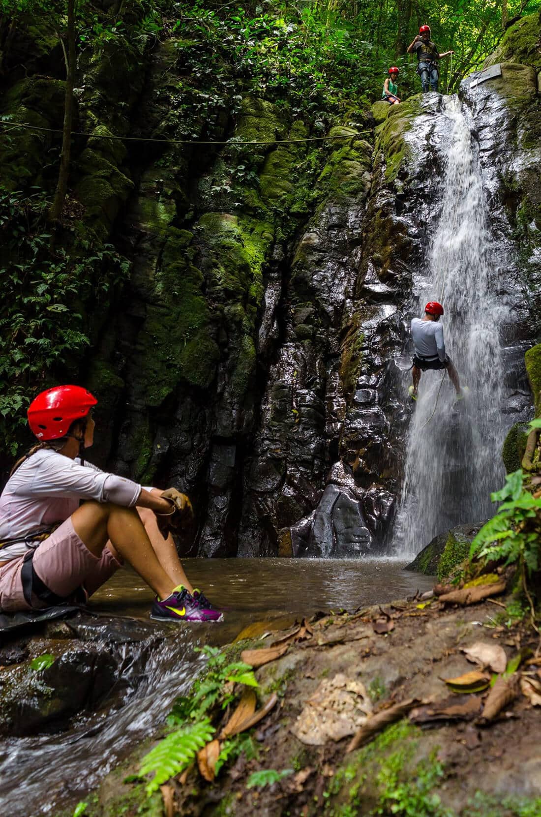 Tour de barranquisme - ràpel per cascades i aventura al bosc nebulós