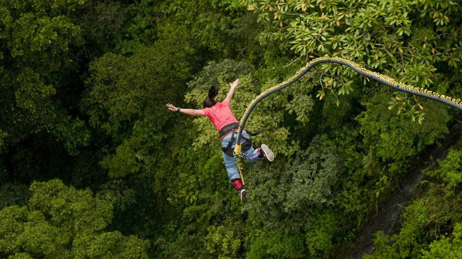 Aventura de bungee jumping en Arenal