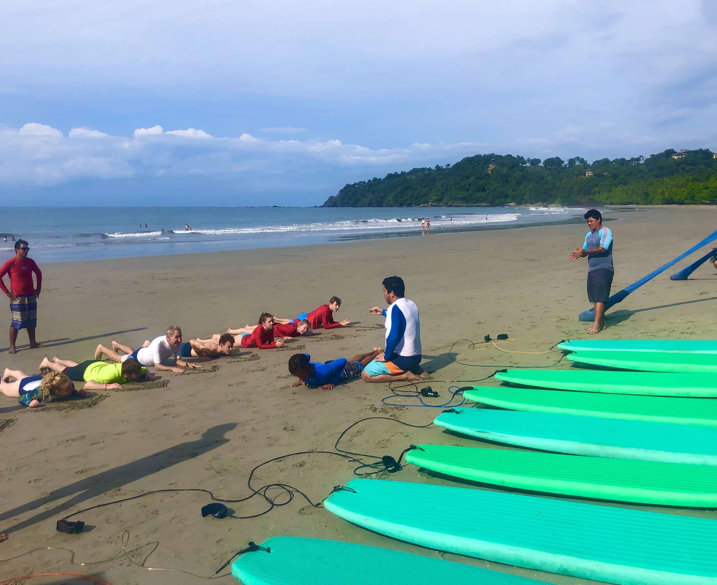 Classe de surf a Manuel Antonio