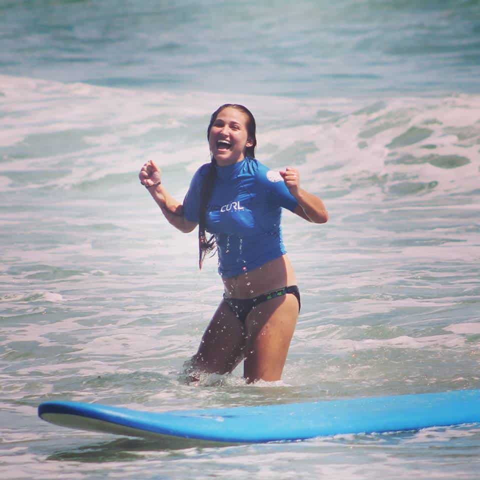 Classe de surf a Manuel Antonio
