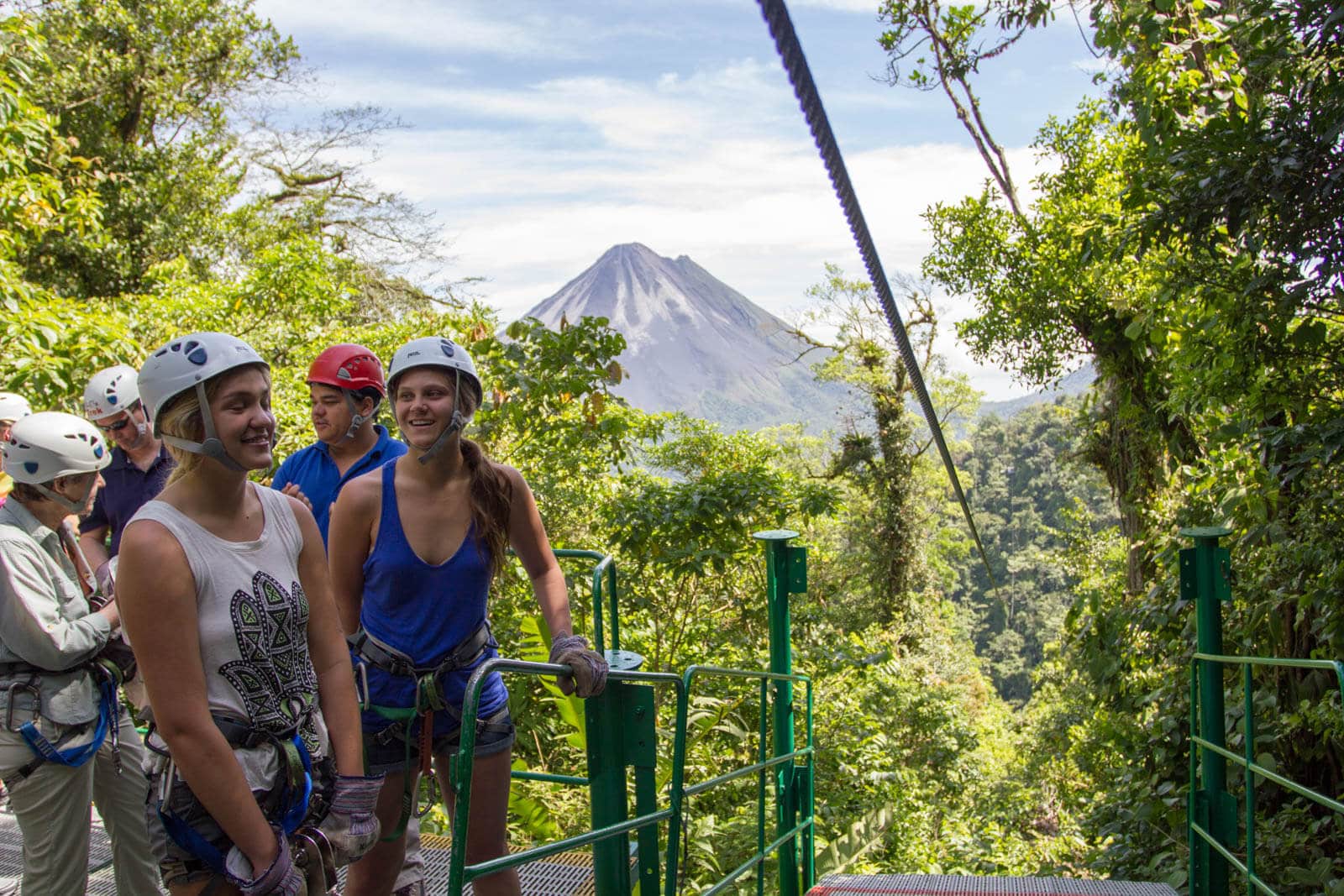 Canopy y tirolesa en Arenal