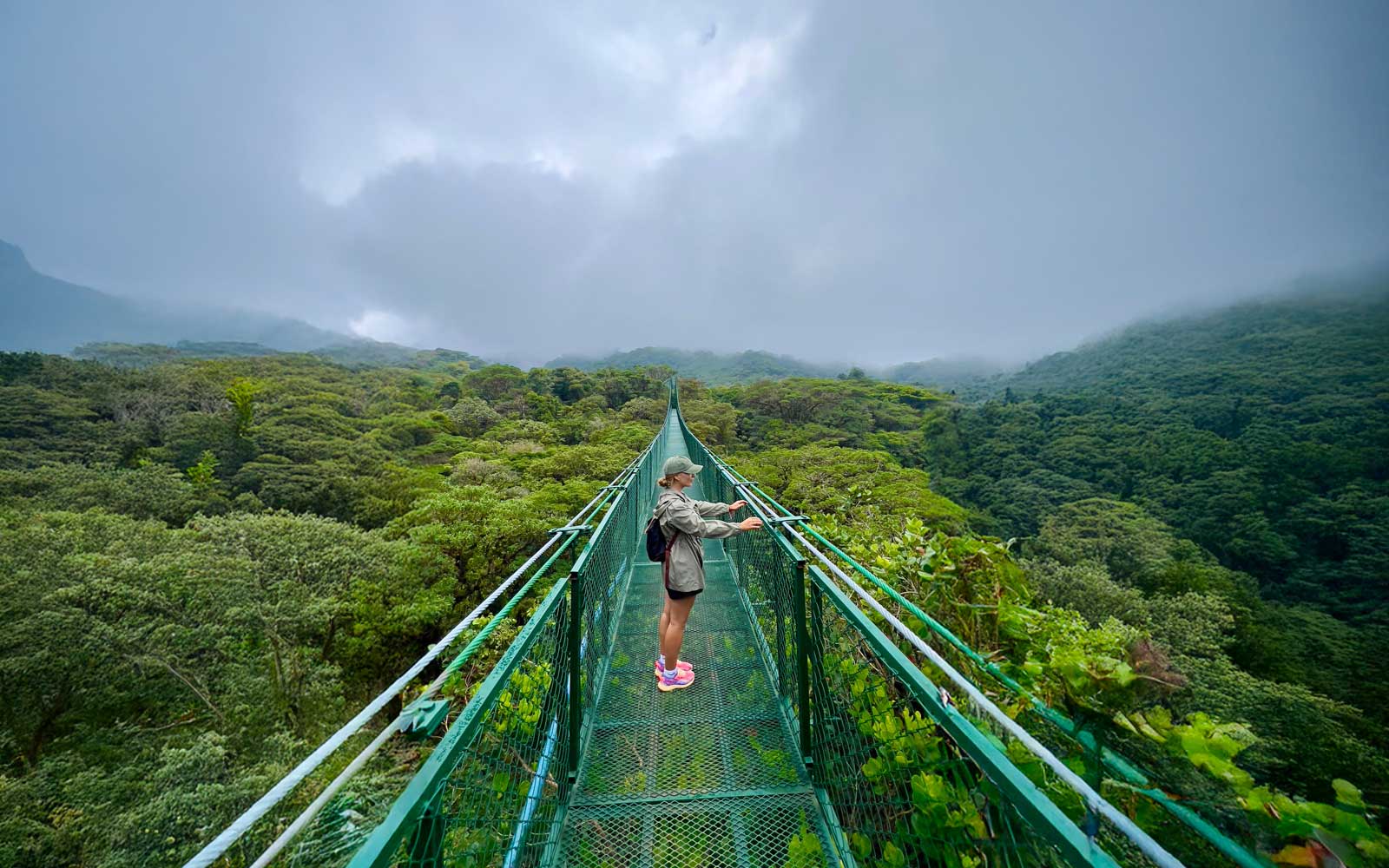 Ponts penjants al bosc nebulós de Monteverde