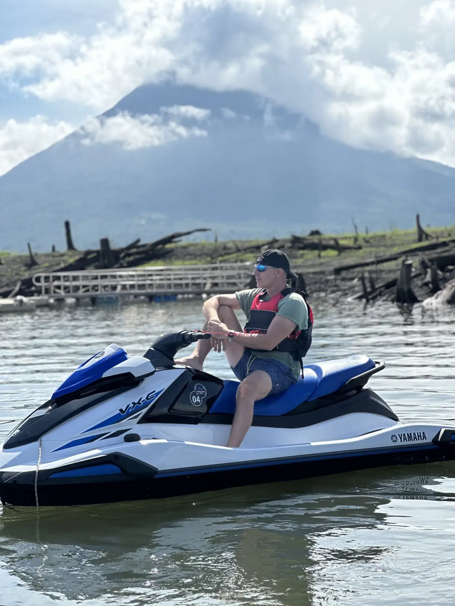 Moto aquàtica al llac Arenal