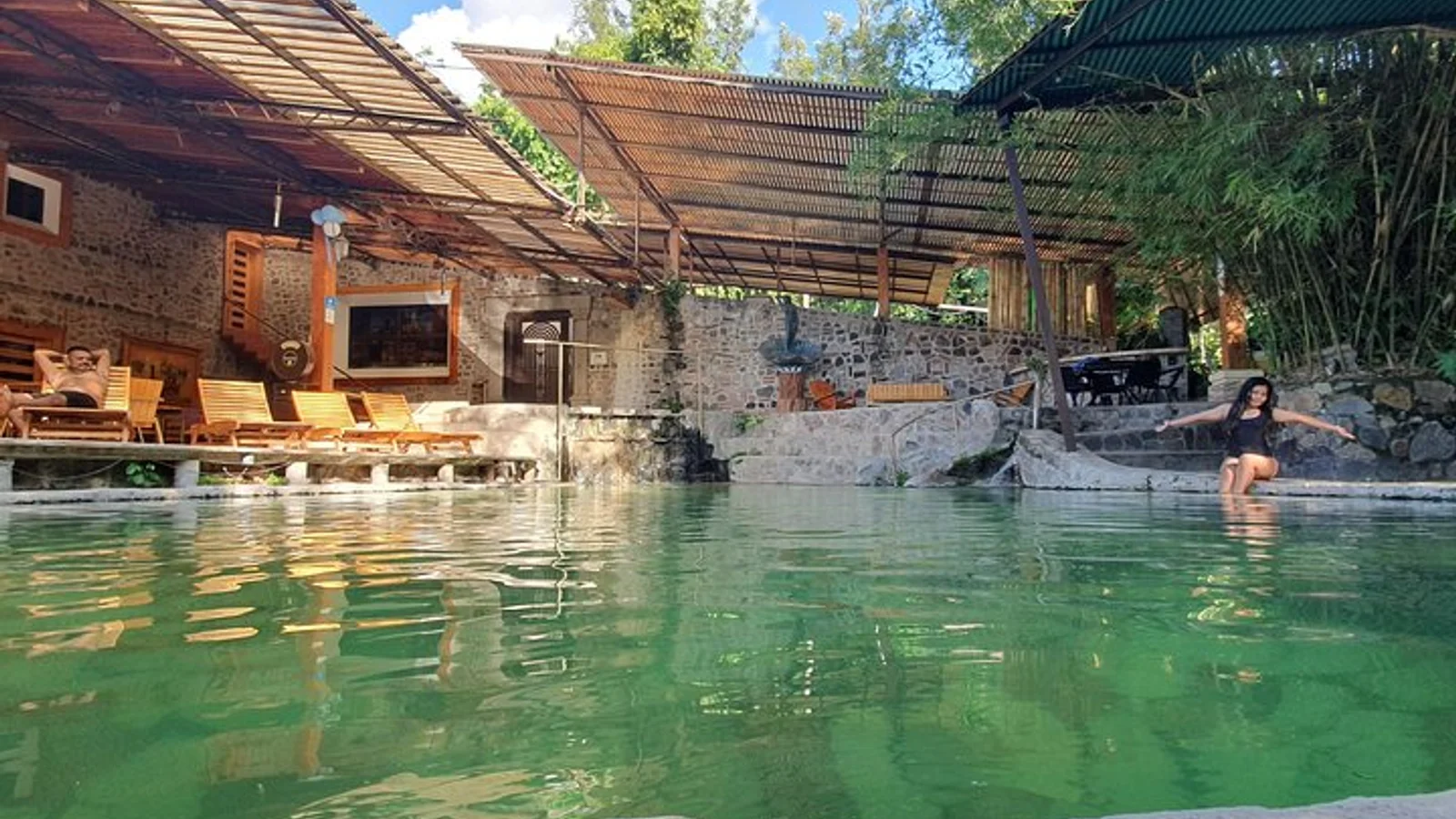 Relax and Have Fun at the Hot Spring and Albania Cafe