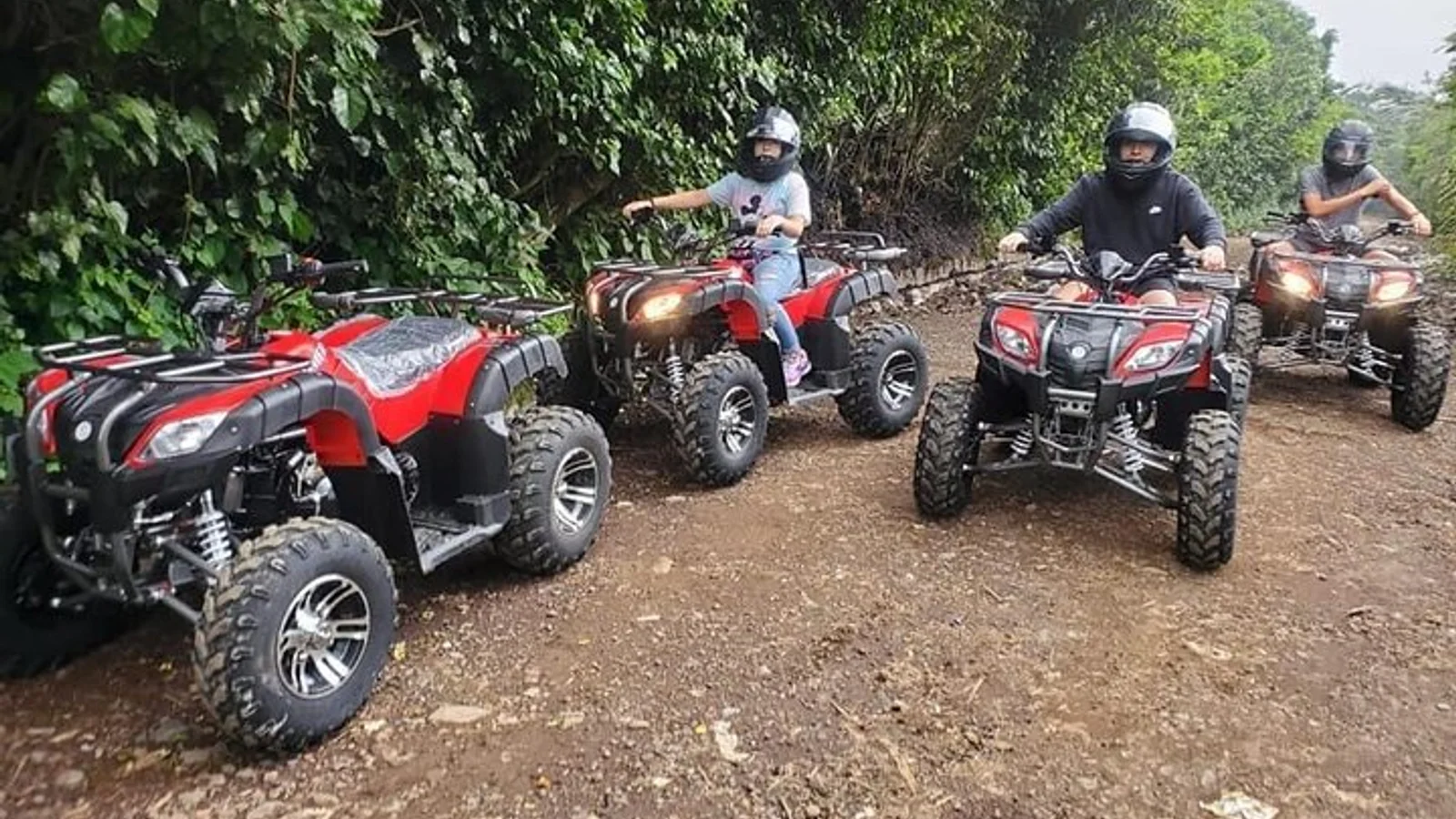 Guided ATV Tour Laguna Verde de Apaneca in El Salvador